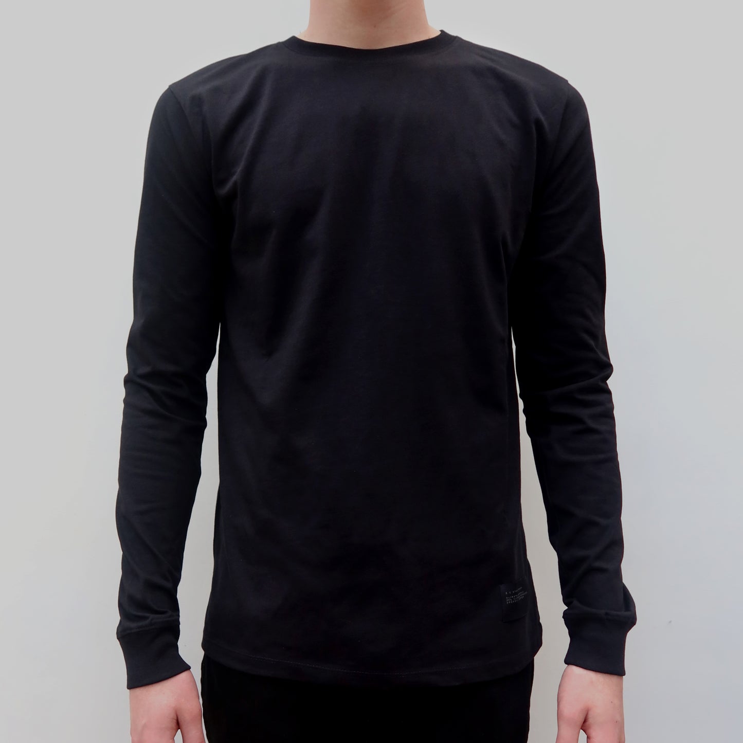 Black Heavy Long Sleeve Tee